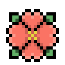 [12c229] peachflowerpixel