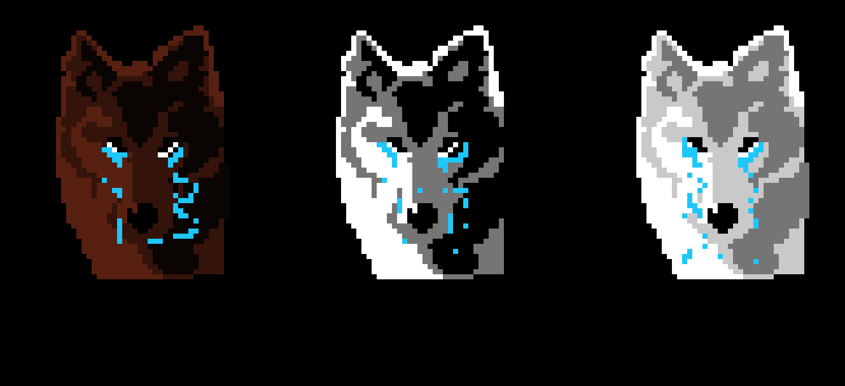 Pixel Wolves tweeked
