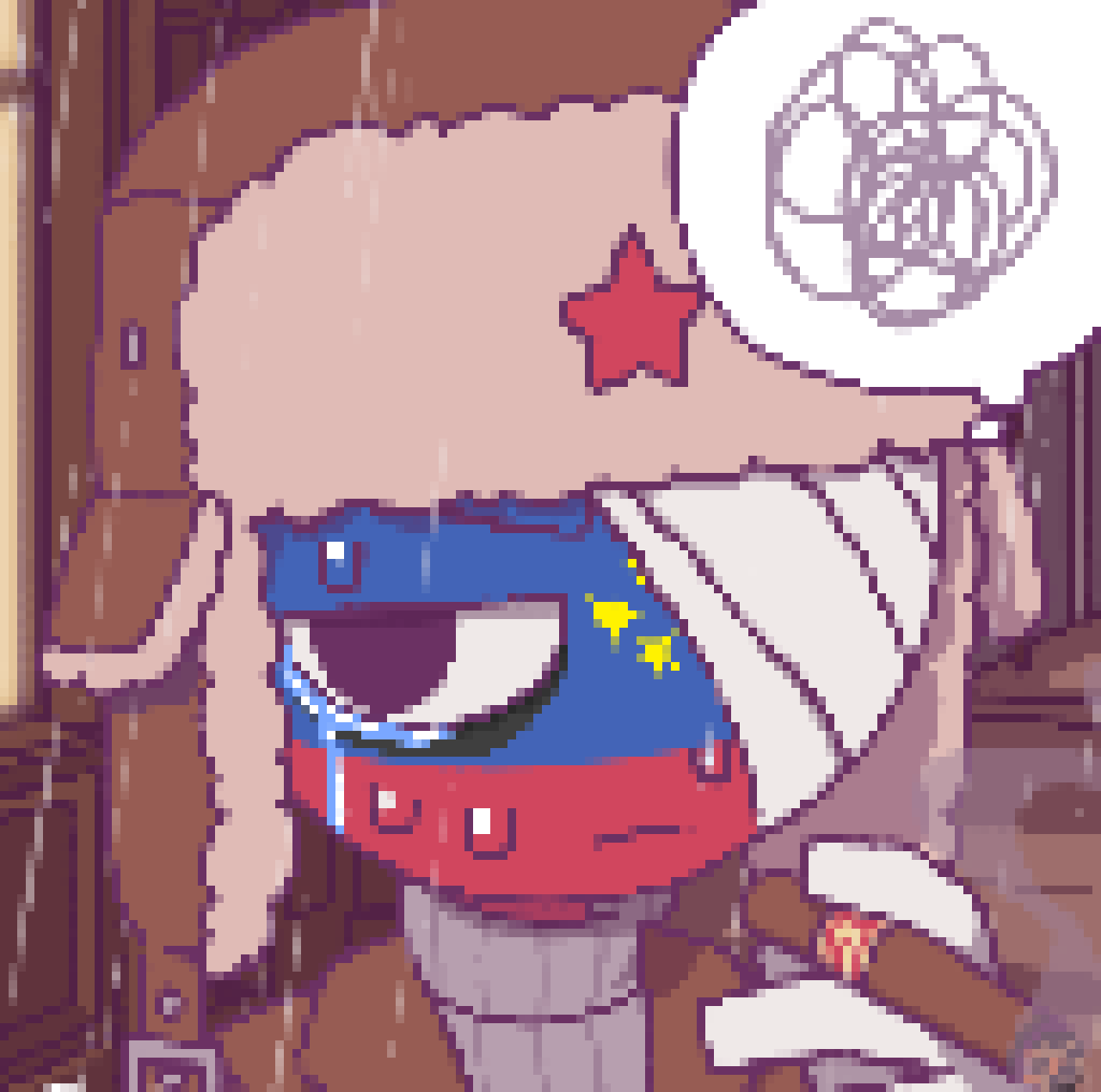 [b63bdb] actually, jackass, USSR said i couldn't severely injure you, not that i couldn't "touch you" 