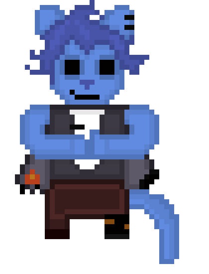 [e8c8f0] Made him blue