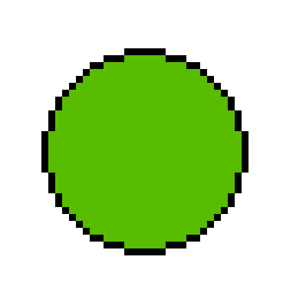 [25cb2d] Pixel Art Circle 7