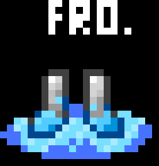 Minecraft enchantments visualized: The frostwalker.
