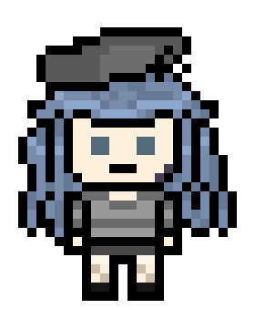 [cdd5e1] danganronpa pixel sprite base
