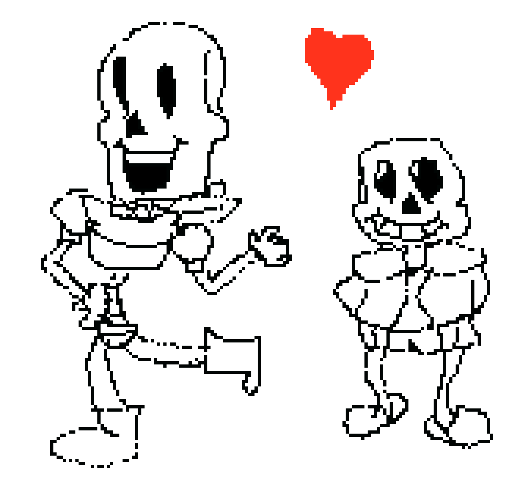 [9664c4] sans and papyrus <3