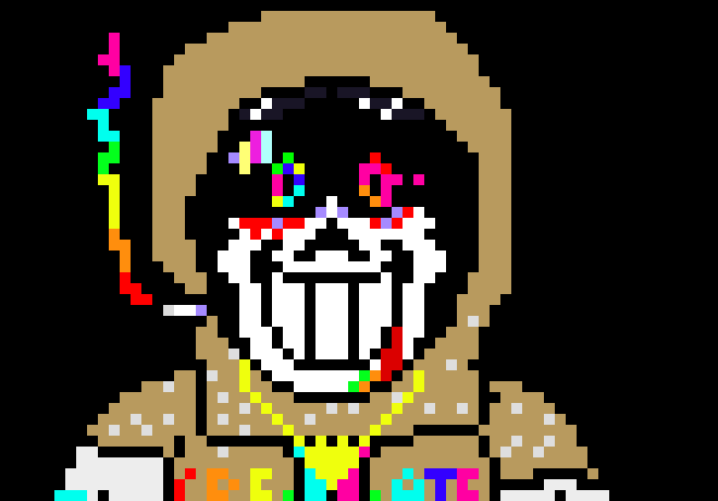 *he's gone insane*