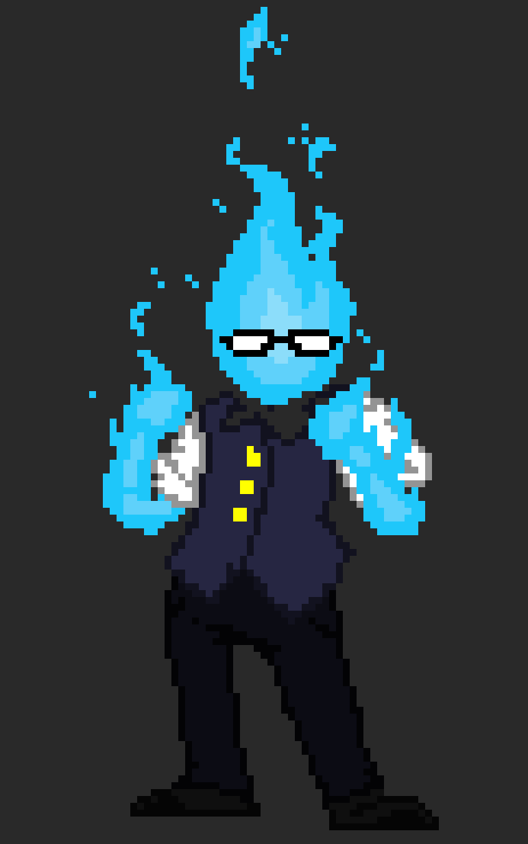 [752b4c] Boarder!Tale Grillby Design #1