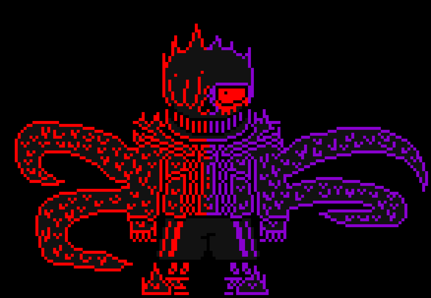 [e8cb42] *sigh* suit yourself *walks away, but suddenly the tentacles starts stabbing shadow left right and center*