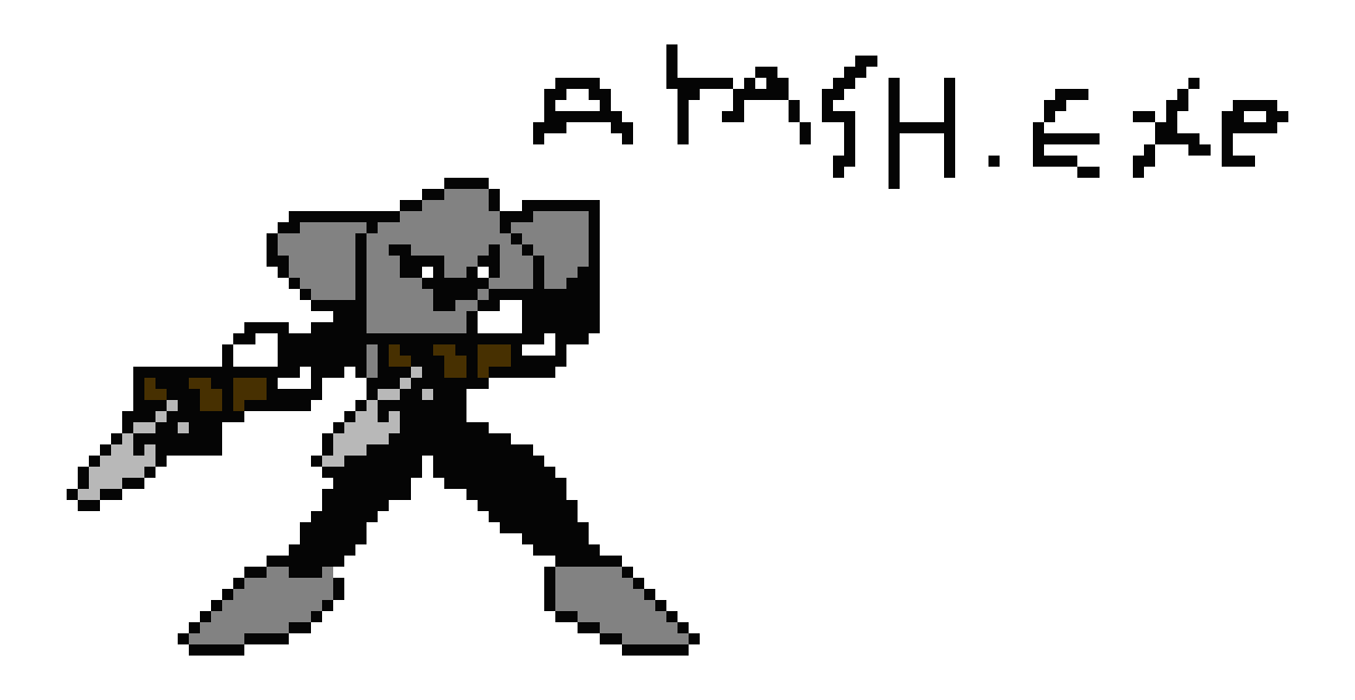 [9664c4] Fanmade Megaman enemy: Arash.EXE