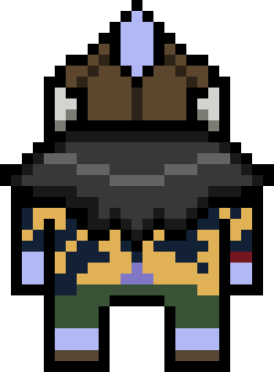 [9882b7] Arlong Pixel Sprite Back