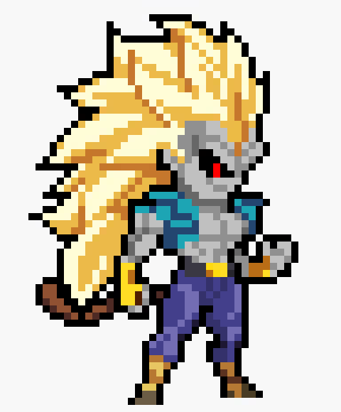 [fb69f9] ssj3 evil saiyan buu
