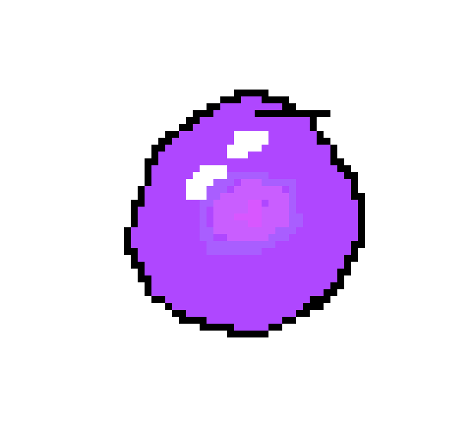 [d048dd] purple slime ball