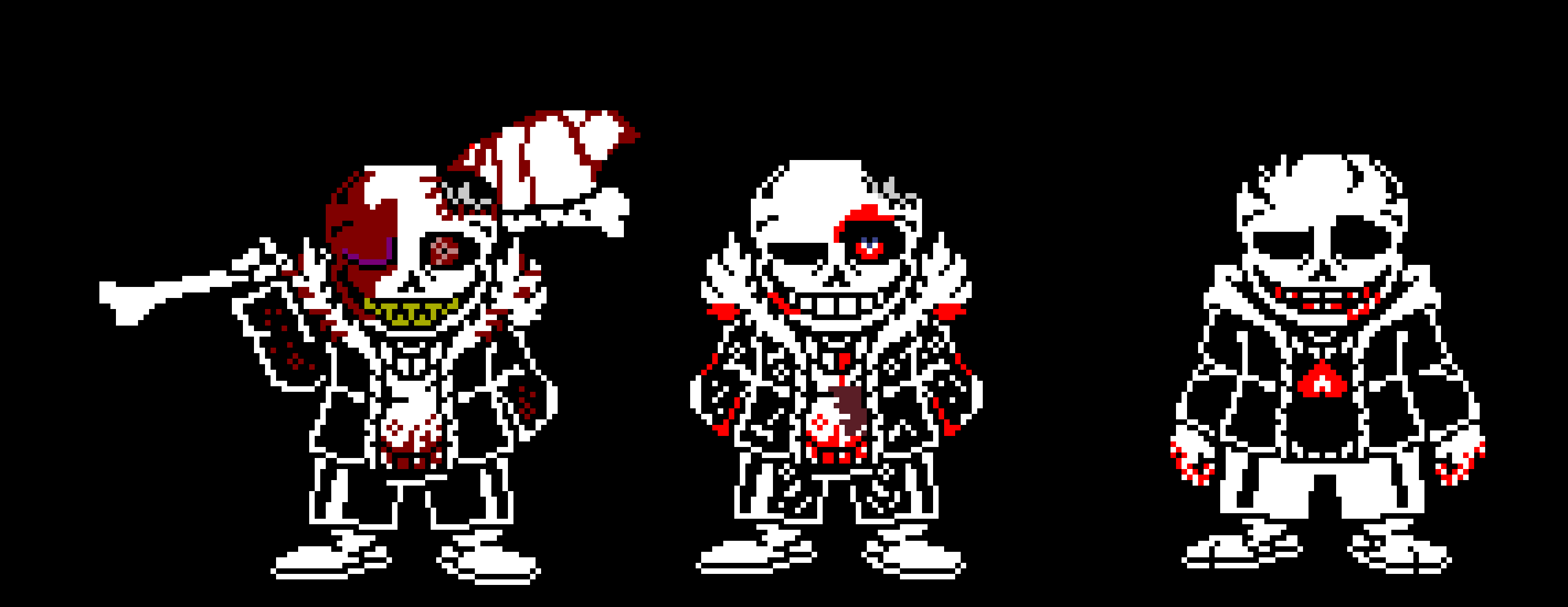 [7dc66f] Blood Splattered Triumvirate