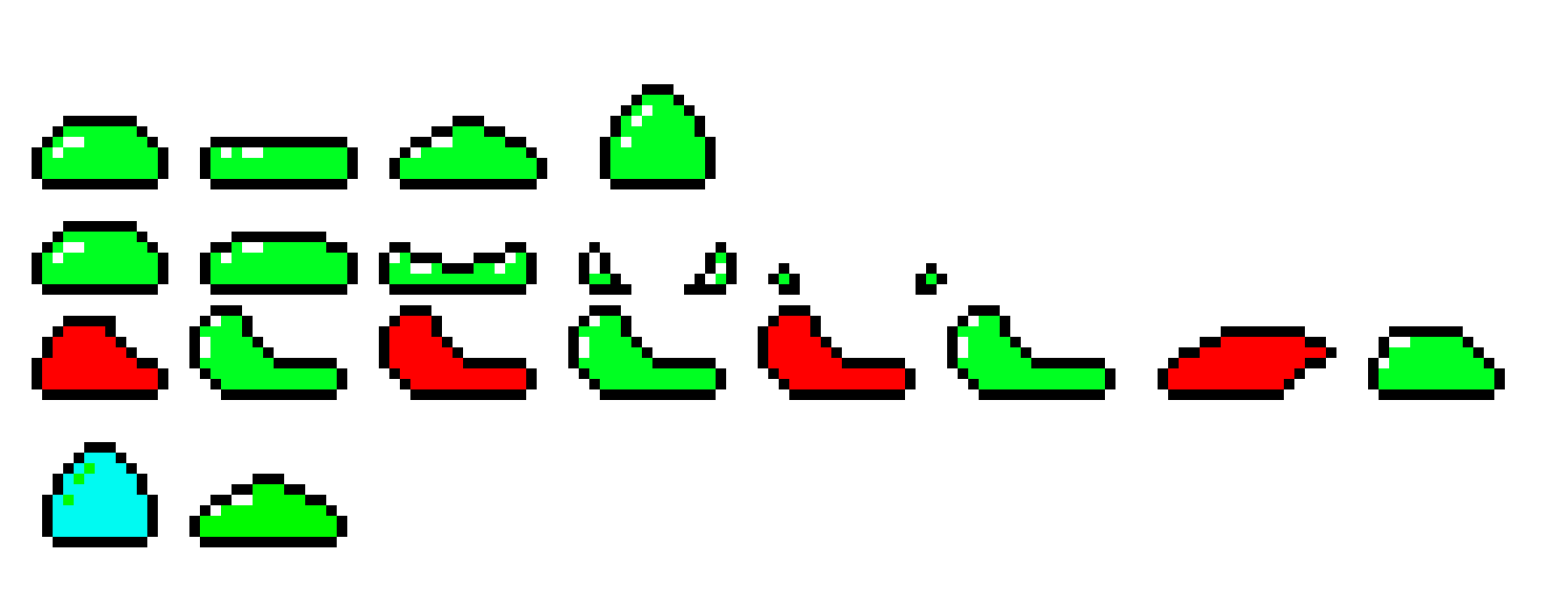 [25a6c5] slime sprite sheet