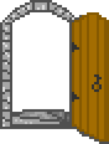 dungeon door open