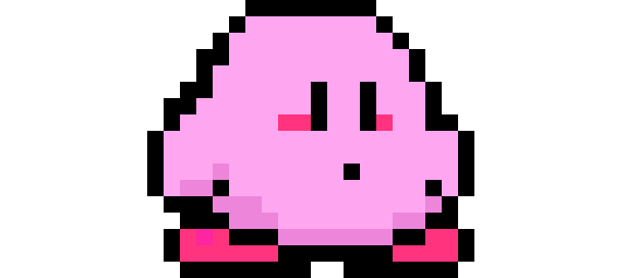 [4c2a01] Kirby Sprite But I tried shading