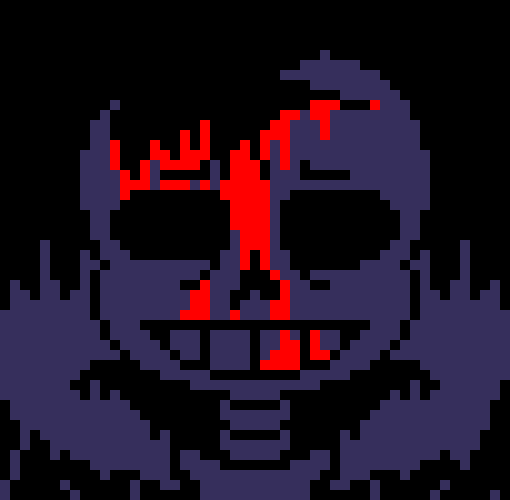 [7ce906] Oh.. you... nevermind that, where am I. -HorrorTale Sans