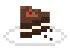 [065f70] Chocolate Cake Slice