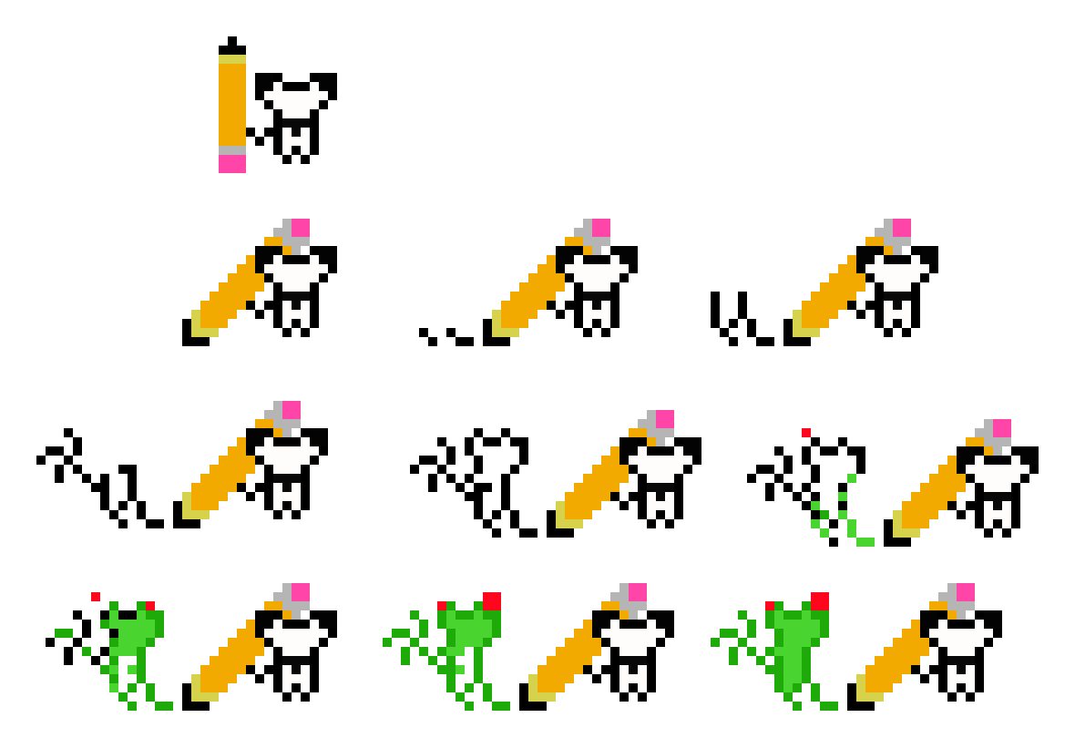 [dbb26f] doodle frog