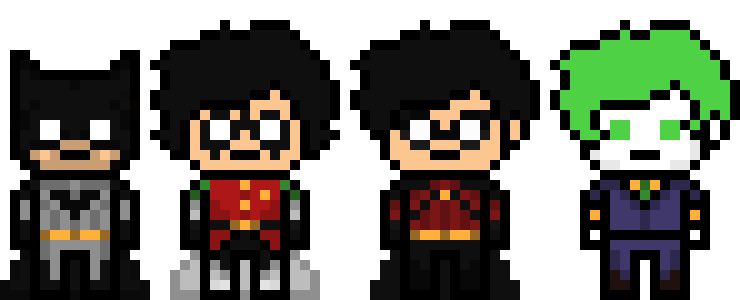 [fec244] danganronpa pixel sprite base