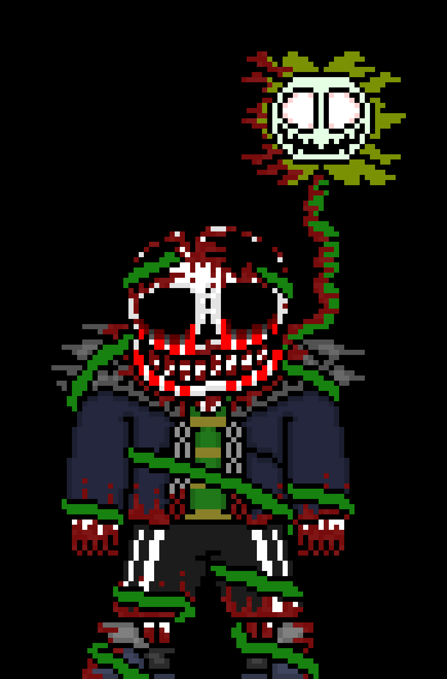 [e8cb42] sweet dreams lil one *flowey puts some vies on Madverse, they start latching onto him and growing onto him* 