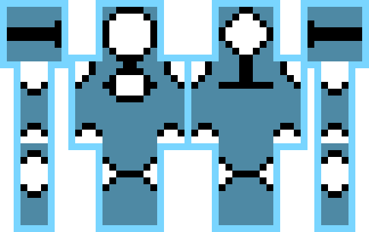 [b44c10] Minecraft.Blue.Turn_Around