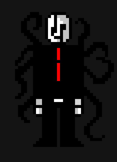 [9664c4] favijtale gaster! Slender pixel art