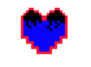 [40234e] Undertale soul with contour