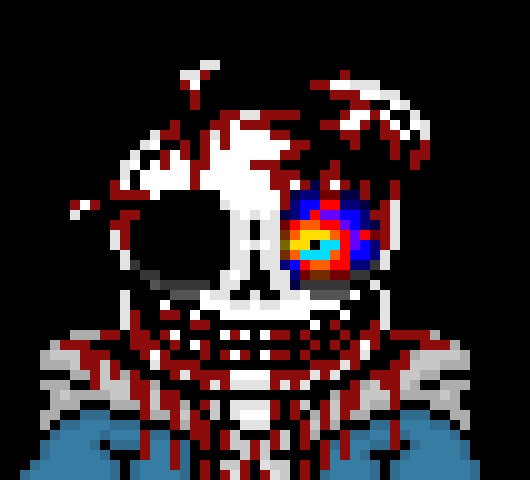 [57dac4] *appears next to Gaster as he easily crushes one of his hands* HEHEHEH