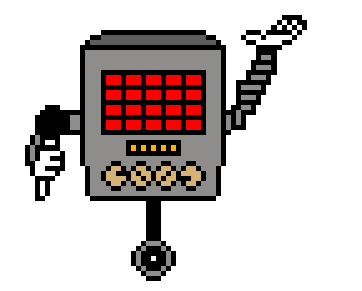 [7c62a9] mettaton red pattern