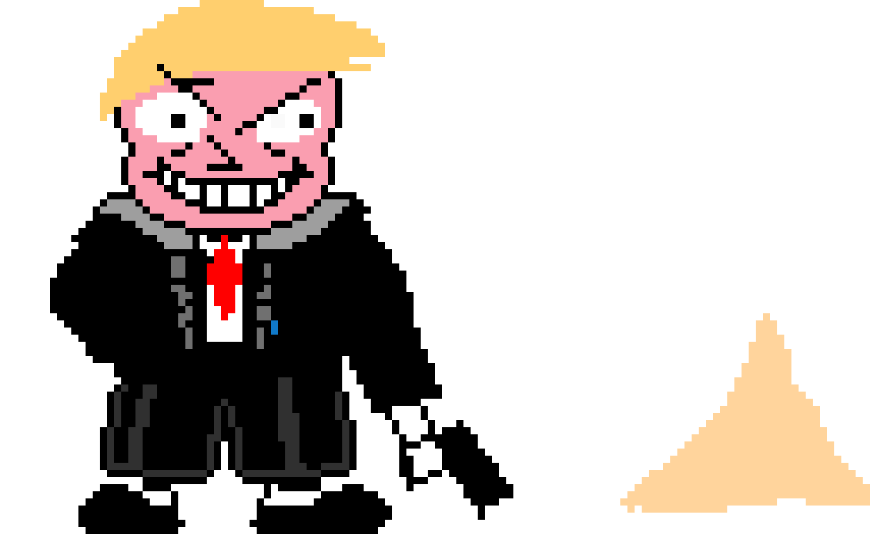 [9664c4] goodbye nazi sans and hello Donald Trump sans