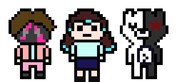 [5fa376] danganronpa pixel sprite jamsophmono