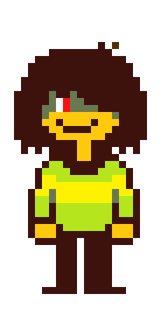 [9d4f43] DELTARUNE: Kris Sprite