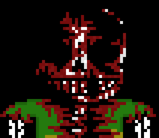 ghh... what d-does me existing have anything t-to do with this? *coughs up blood*