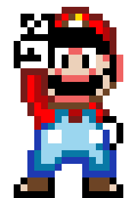 SMW Mario Victory Pose