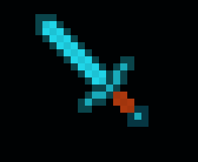 [9664c4] Minecraft Diamond Sword
