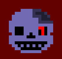 [77b851] ( I took a break from working on this, then I started at it again. I just realized when making this, I did the overworld sans head perfectly. At least I think, I have done the overworld sans over like a thousand times before, hasn't left me yet! - Grim )