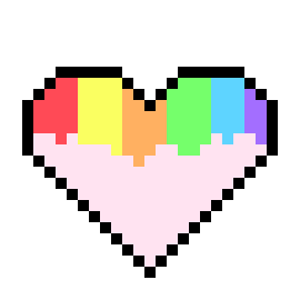 [b035b3] rainbow heart