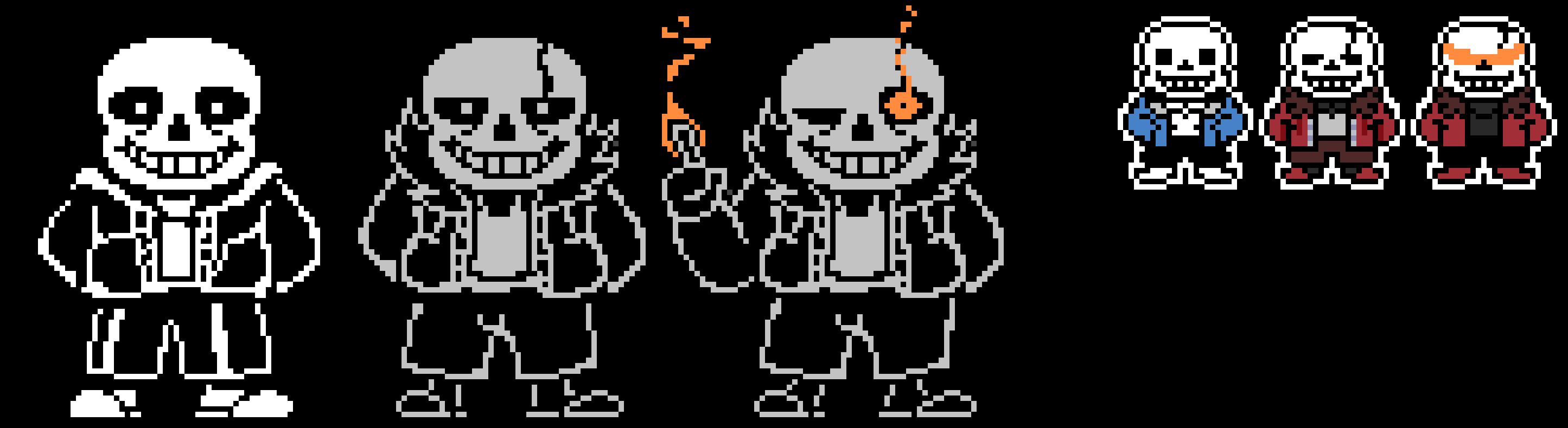 [f16278] Hardtale Sans Battle Sprite