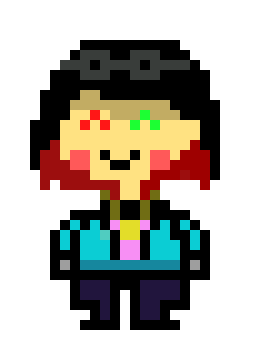 [3e3c2b] Pixel Sophie Happy