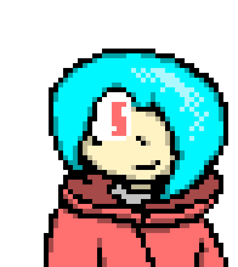 insert drawing Akari with and without hoodie