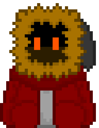 [5e7c80] Huh it didn't work... Well *flaming eye glows* WORTH A SHOT *spawns bones behind chara and 5 flamer blasters in front of chara-