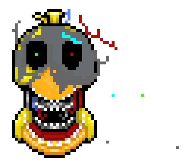 [d3f2ea]  Withered Chica head