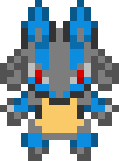 [9664c4] Lucario Overworld Sprite
