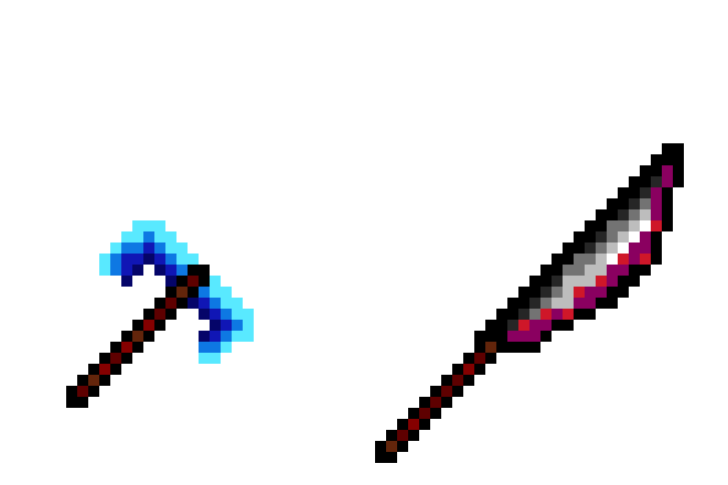 [5d77c6] axe and knife