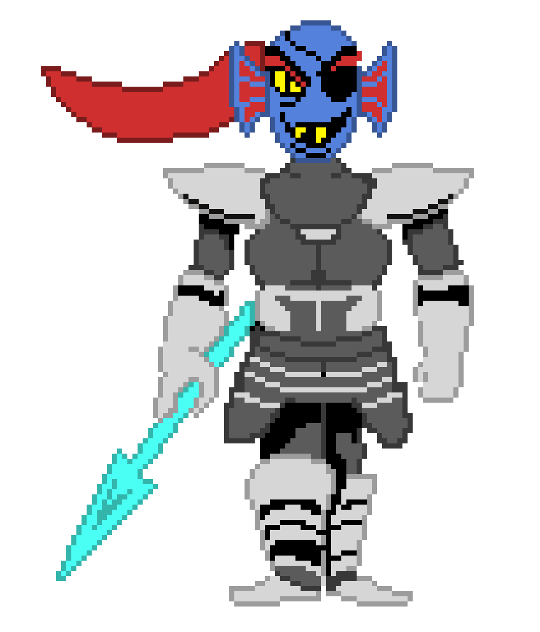 [1cf7cd]  Undyne Colored Sprite