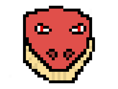 [2f5b3c] Dragon head PixelArt