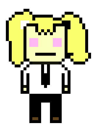 [9664c4] Danganronpa kitty-san pixel sprite