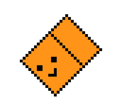 [9664c4] 3-D Cube with face