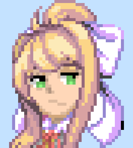 -turns back around and walks away- -Monika (Deteriorate)
