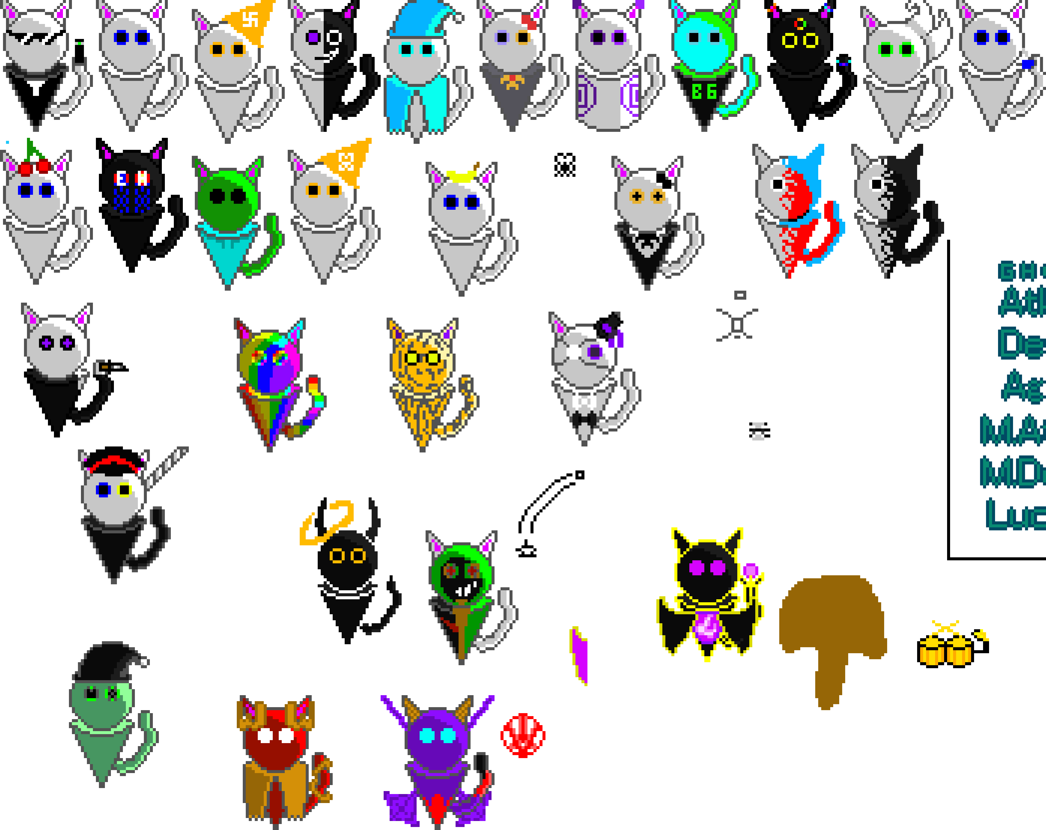 [805fa0] i renember meself, pj, molt, beezlebub, dst, marker, cyan, lily, dell, cherry, mix, and overdrive